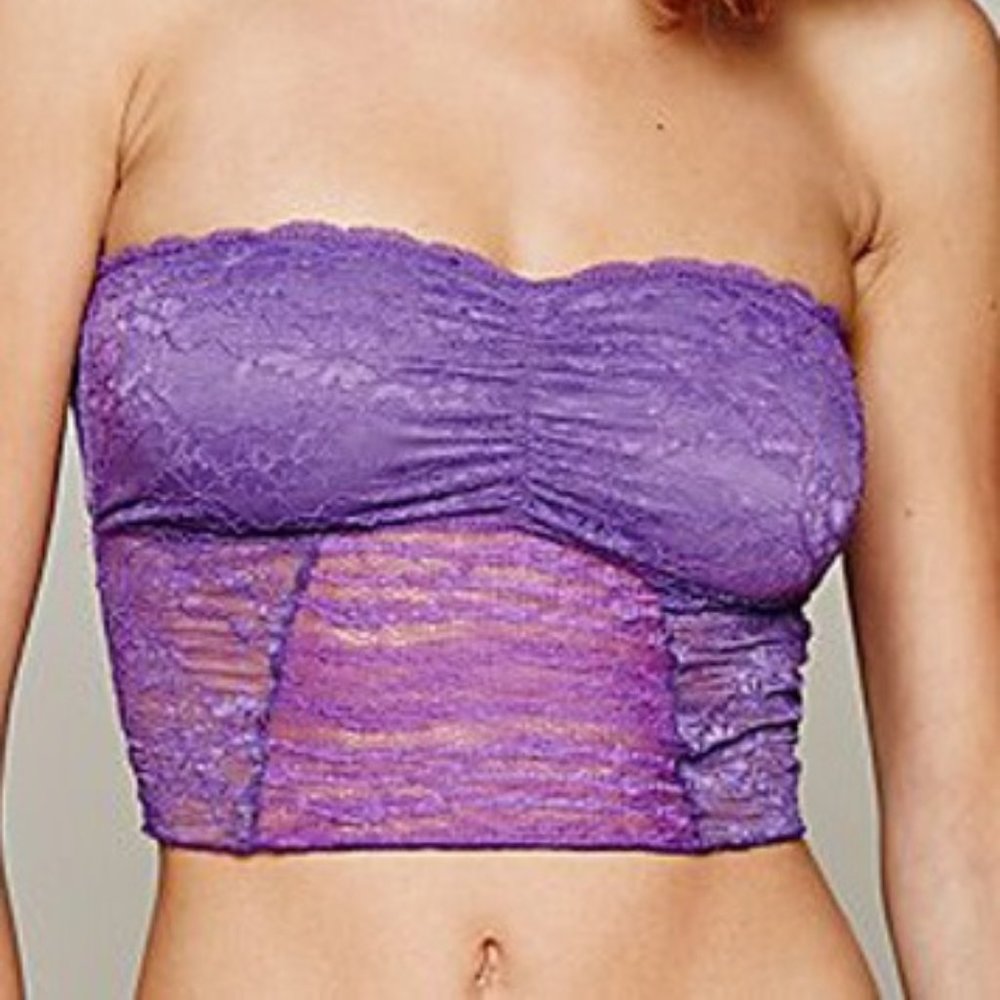 NWT Free People Galoon Lace Bra, sz L